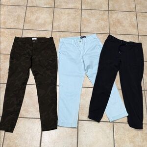 New Gap women summer pants size 8 lightweight blue Calvin Klein 2 pc pants 👖